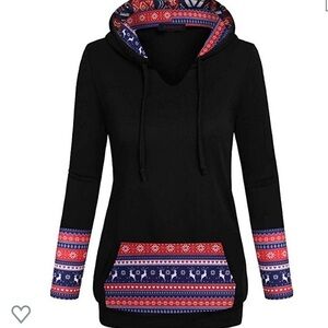 Holiday lightweight hoodie. NWT